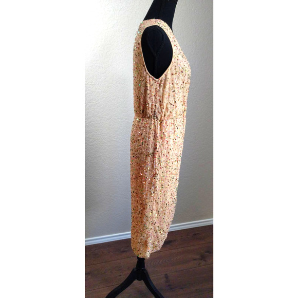 Asos Sparkly Sequined Occasion Dress, Size 8 - Picture 5 of 7